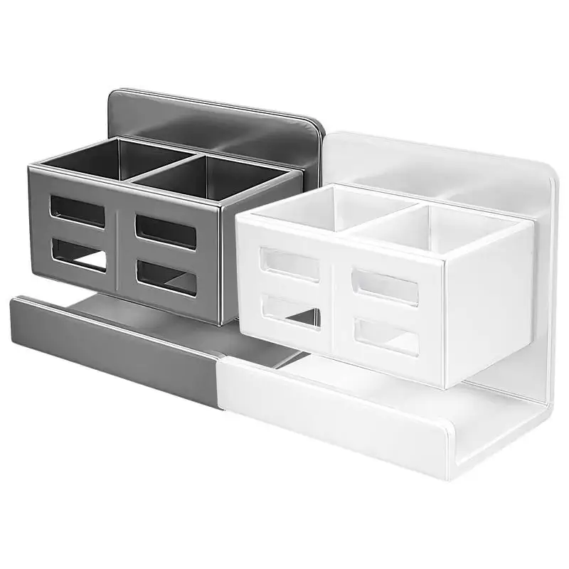 No Drill Shower Shelves Bathroom Organizer Rack Wall-Mounted Bathroom Shelves Over Toilet Floating Bathroom Shelves For Inside 3