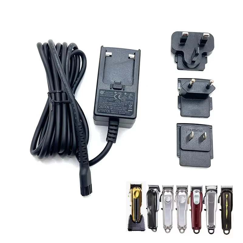 EU UK US Charger Adapter For WAHL Hair Clipper 8148/8591/8504/1919 Hair Push Model