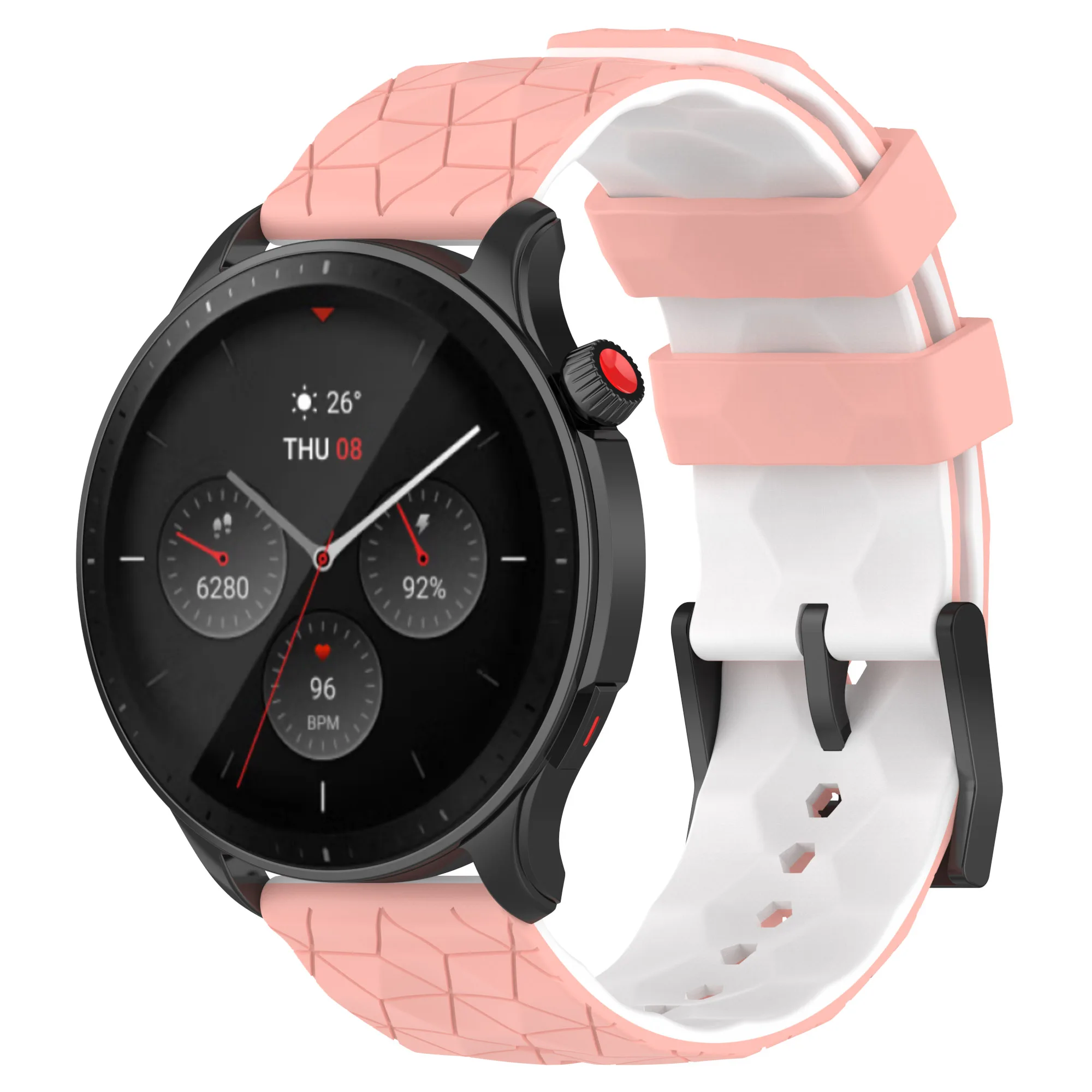 Silicone Sport Watchband – 20/22mm Replacement Strap