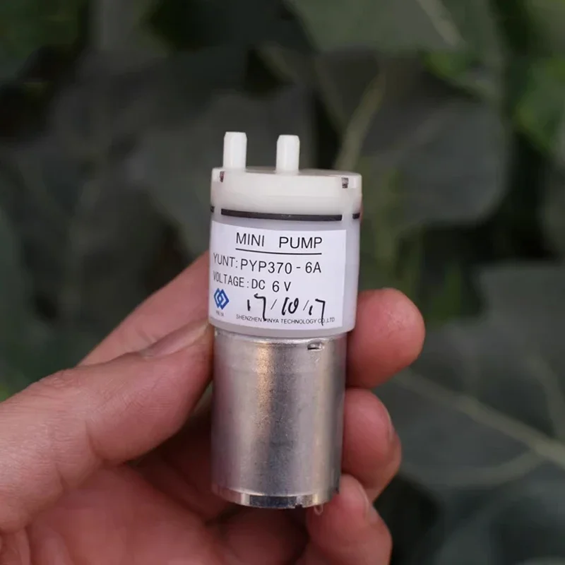 Description Picture 6 of itemPYP370-6A DC 5V 6V Small 370 Motor Diaphragm Pump Vacuum Air Oxygen Pressure Pump Mini Negative Pressure Suction Pump