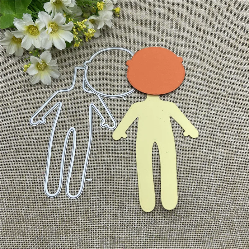 

Boy background craft Frame card dies metal die decoration for scrapbook punching card cutting DIY process edge cutting