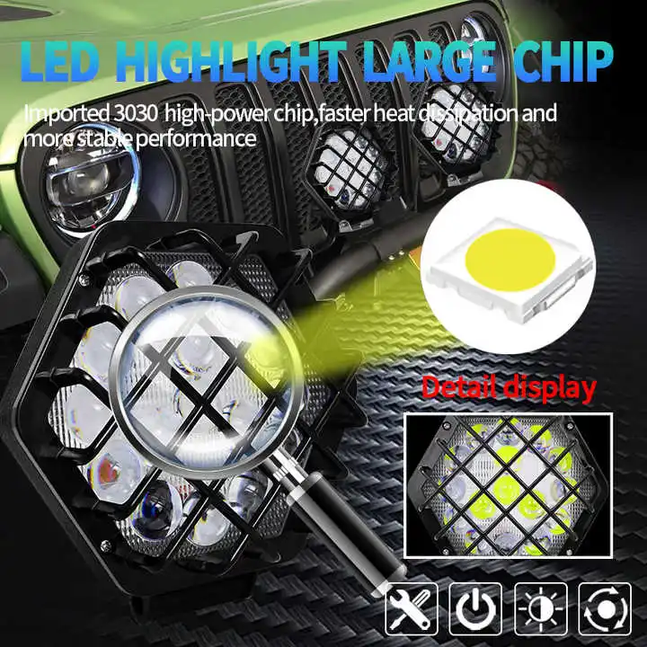 Auto Work Light 150W Led Light Round Square LED Offroad LED Bar 5.5 Inch Spot Fl