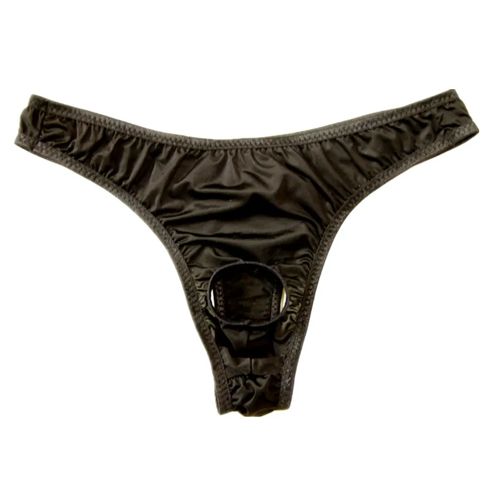 Sexy Underwear Men Hole Open Pouch Homme Male Thong Underpants Men Calzoncillo Hombre Breathable Panties