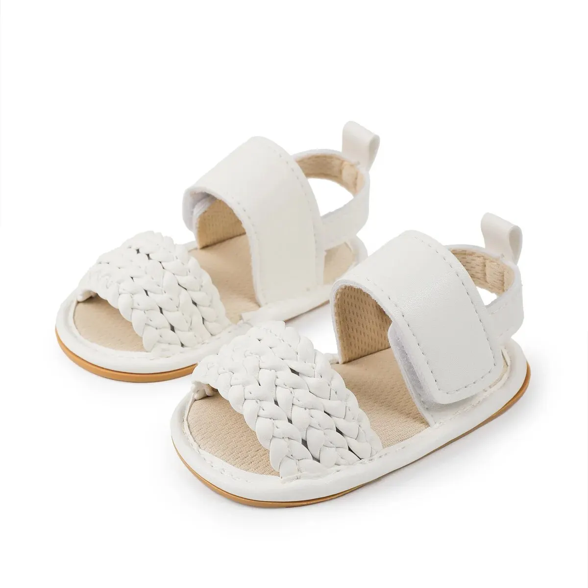 Kids Sandals Sandals and Clogs Baby Sandals Kids Shoes Meckior Summer Baby Sandals Girl Anti-slip Rubber Bottom First Walkers Shoes Soft Baby Shoes Breathable Garden Girl