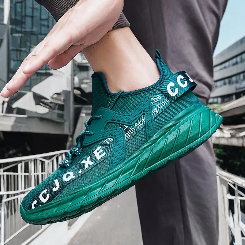 남성용 통기성 모카신 테니스 신발, 가벼운 무게추 스니커즈, 여름 해변 테니스 스포츠 신발 