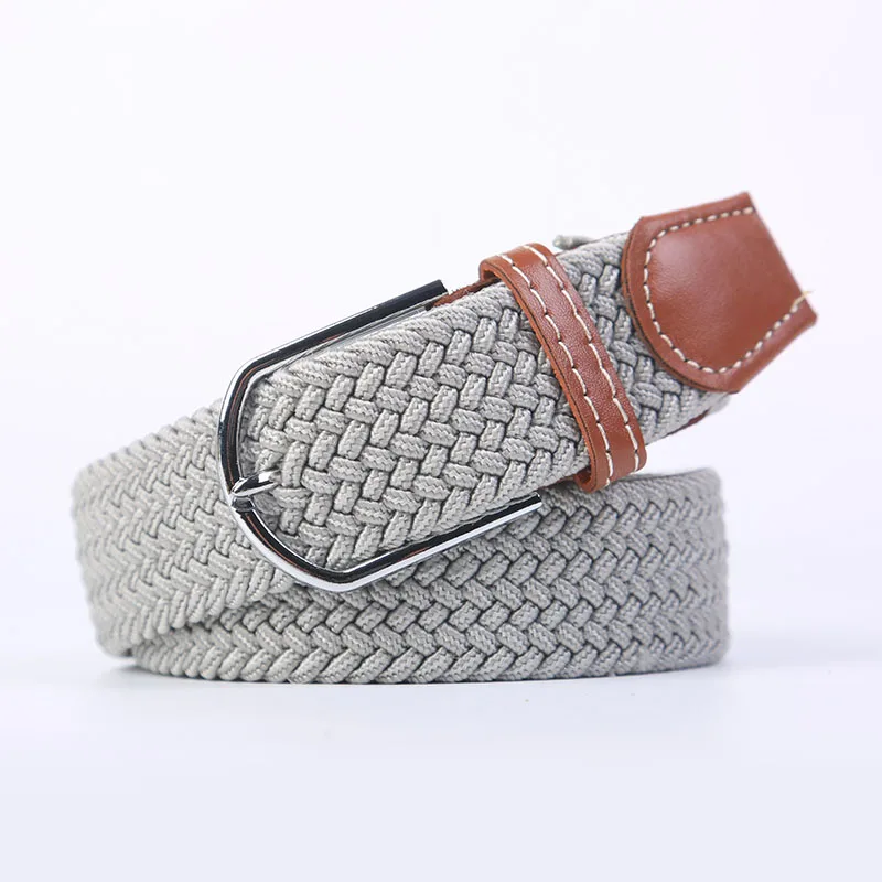 Unisex Eco-Friendly Stretch Belt with Pin Buckle - Versatile Design in 60 Colors