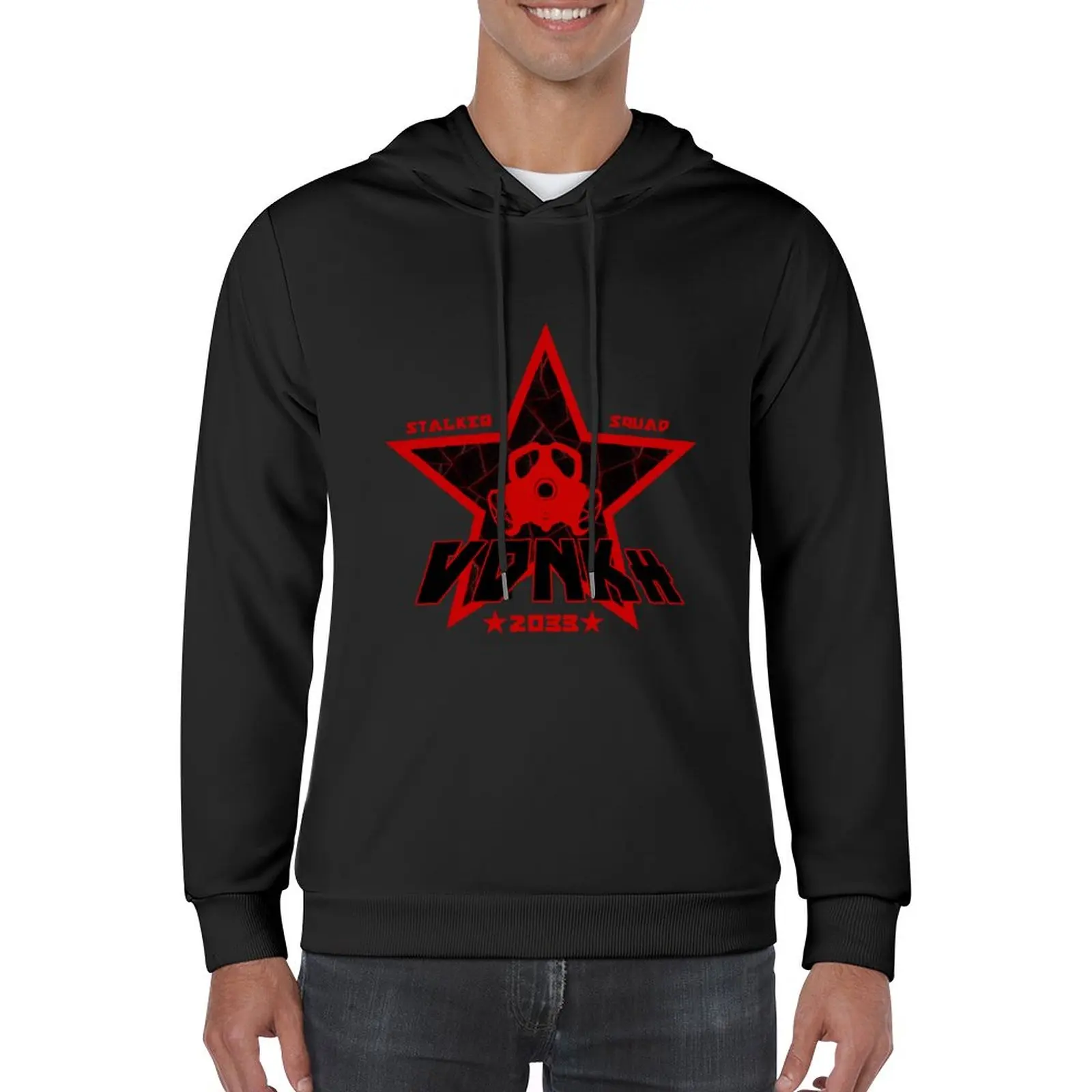 

New VDNKh Stalker Squad [Red Version] Pullover Hoodie anime clothing winter clothes hoodie streetwear