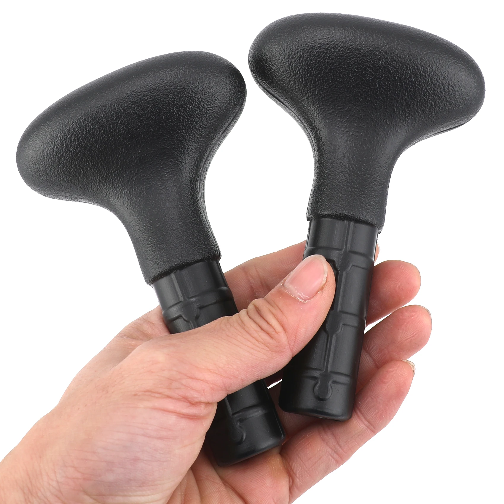 2 poignées de pagaie SUP carbone - remplacement de poignée palm pour sports nautiques et pêche