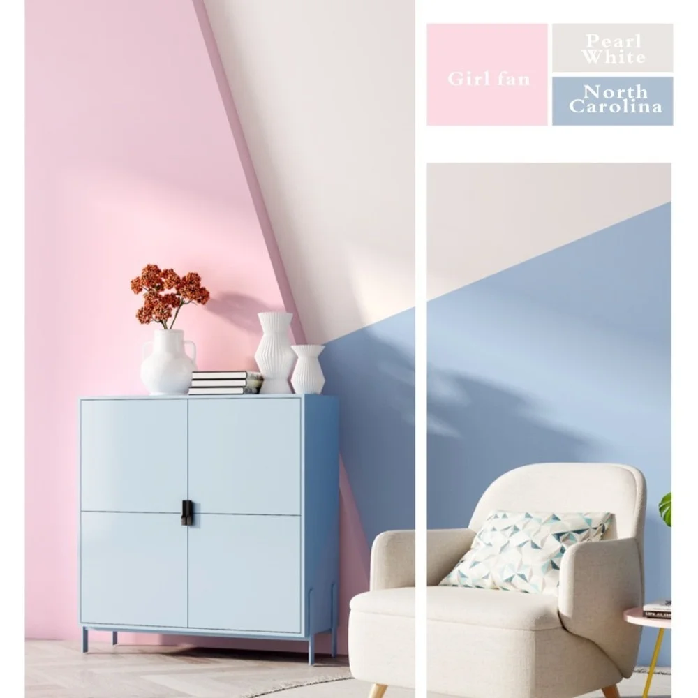 DIY Waterproof Matte Self Adhesive Wallpaper Removable Solid Color Vinyl Wall Sticker Home Decor Bedroom Furniture Contact Paper