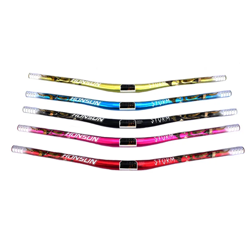 

Mountain bike handlebar 31.8mm*720mm 780mm aluminum alloy XC downhill DH off-road handlebar extension Swallow-shaped Handlebar