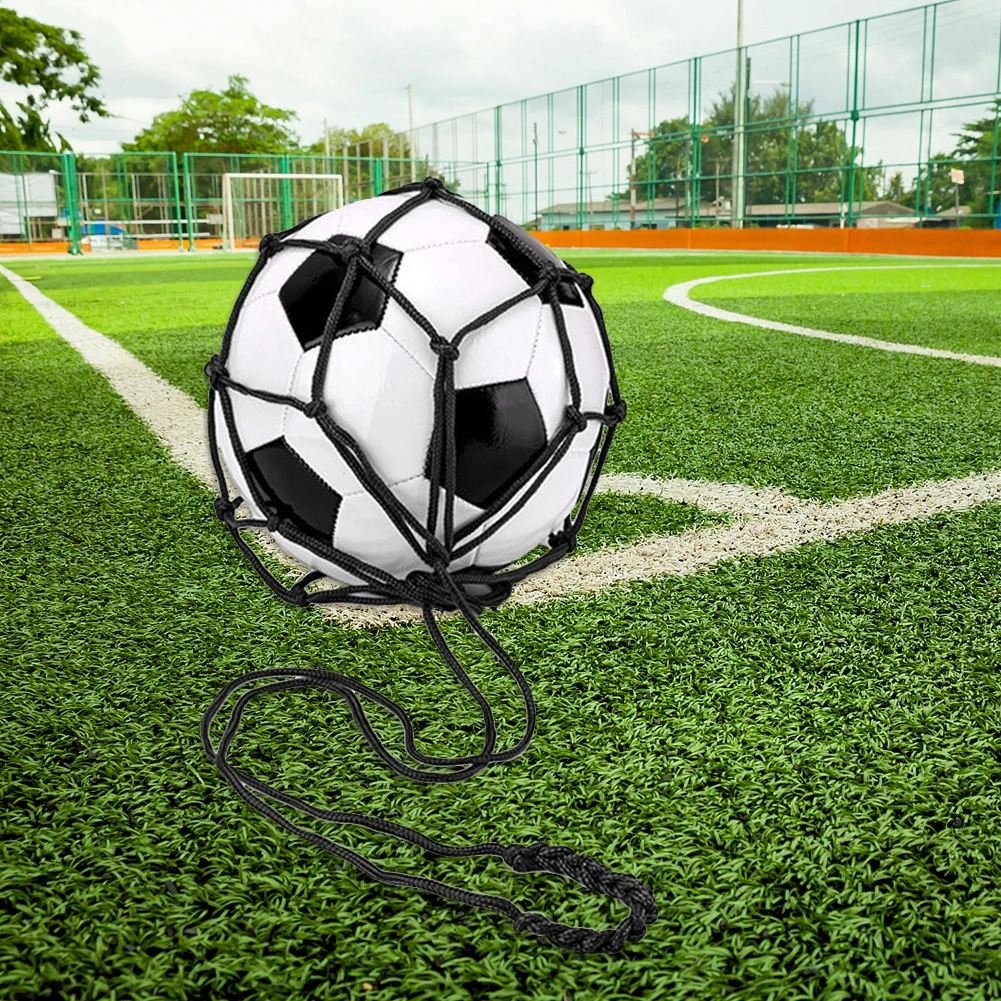 Football Kick Trainer Fits Ball Size 3 4 5 Soccer Return Trainer Net Soccer Ball Trainer Net for Youth Adults Training Equipment