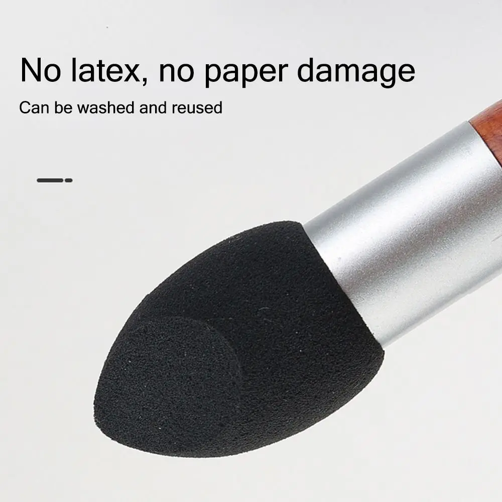 Washable Sketch Rubbing Brush Sponge Pen 1PCS for Oil Pastel Reusable Surface Detail Processing Rendering Highlight Detail Tool