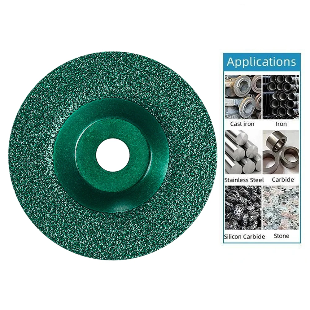 

2PCS 100mm Grinding Disc Diamond Grinding Disc Cutting Wheel Polishing Rotary Abrasive Tools 2.7mm Thick-ness Green Tools