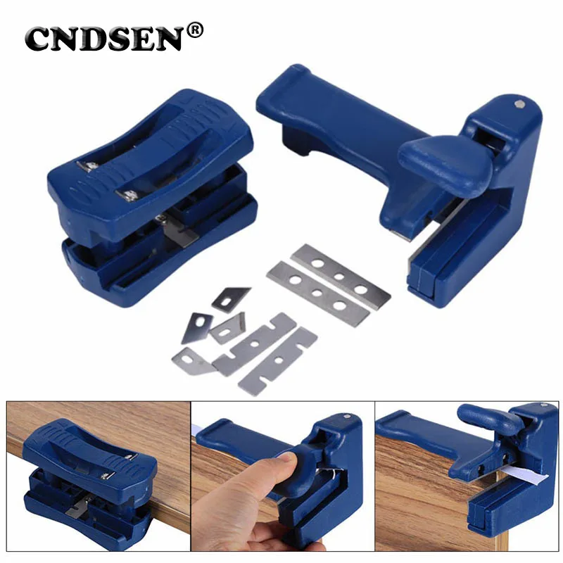 

Edge Banding Machine Trimming Device Block Device Wood Double Edge Head And Tail Trimmer for Carpenter PVC Binding Strip