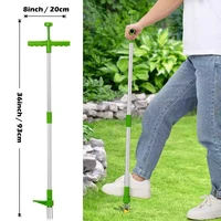 Garden Weed Puller Removable Root Puller Tools Outdoor Garden Weeder Tool Long Handle Lawn Weeder Weeding Trimming Claw Weeder 1