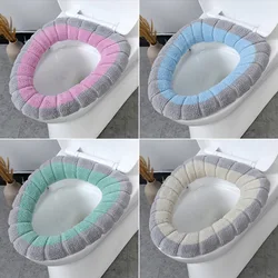 Toilet Seat Bathroom Mat Winter Warm Toilet Seat Cover Water Proof Accessories Bowl Wc Pad Products Household Merchandises Home