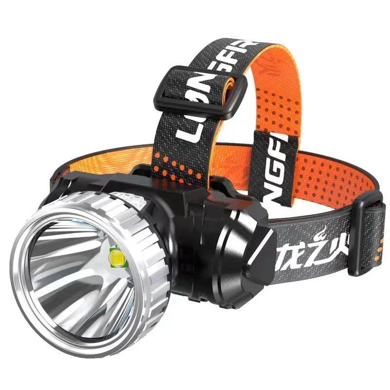 

Rechargeable LED Headlamp Portable Camping Headlight Super Bright Head Torch Outdoor Waterproof Work Light for Running Cycling