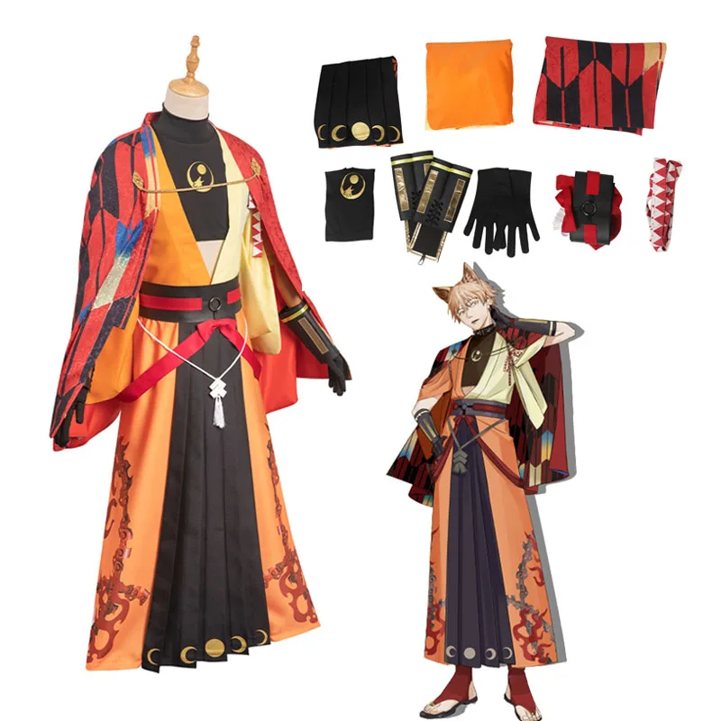 

Anime Chainsaw Man Denji Hyakkiyakou Inukami Cosplay Kimono Costume Halloween Carnival Party Disguise Suit For Adult RolePlaying