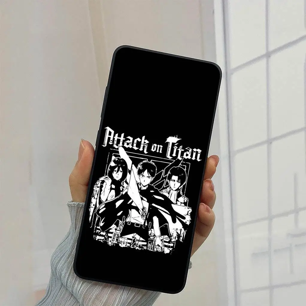 Levi & Eren Jaeger Attack on Titan Soft Phone Case Cover