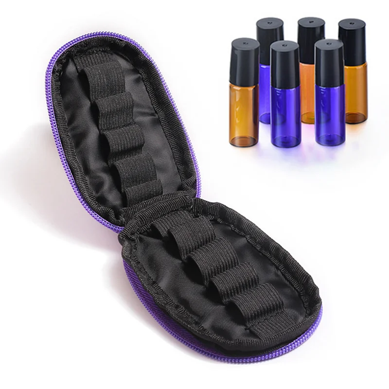 

1pc Portable Essential Oils Storage Case Carry Case Esential Oil Roll On 5 ml Essential Oil Carrying Collecting Case
