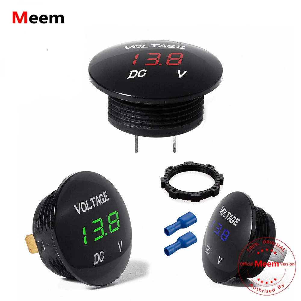 

DC 12V-24V LED Panel Digital Voltage Volt Meter Display Voltmeter Motorcycle Car