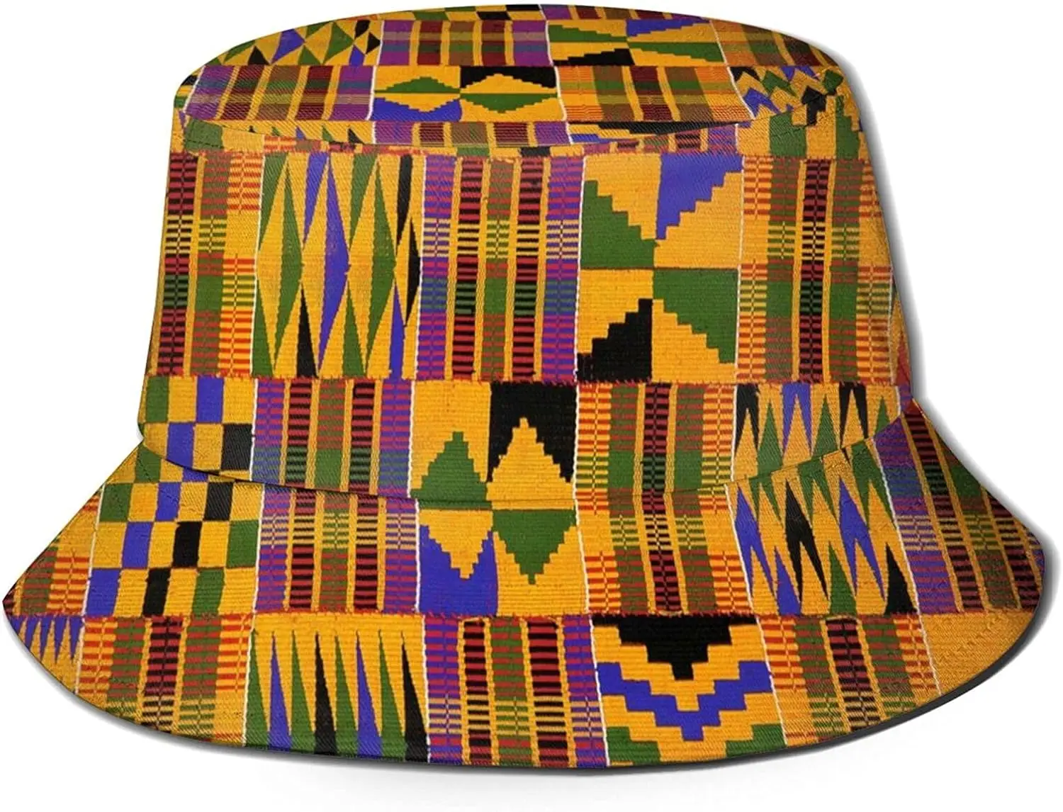

African Bucket Hat Beach Travel Summer Hat Uv Sun Protection Fisherman Hat African Gifts