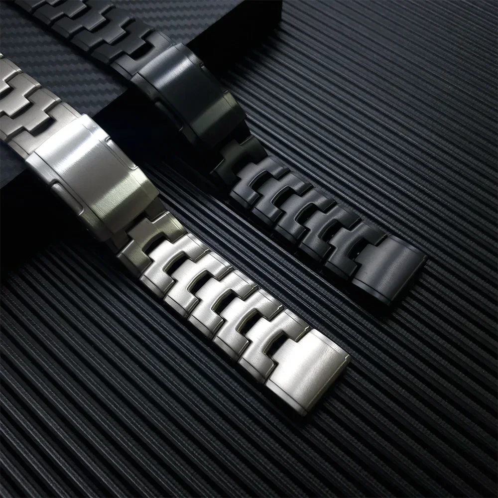 Garmin Fenix ??8 E 47mm 51mm 7 7X 6 6X 5 5X Plus/Epix Pro/Tactix/MARQ 금속 시계 밴드용 QuickFit 26mm 22mm 티타늄 스트랩