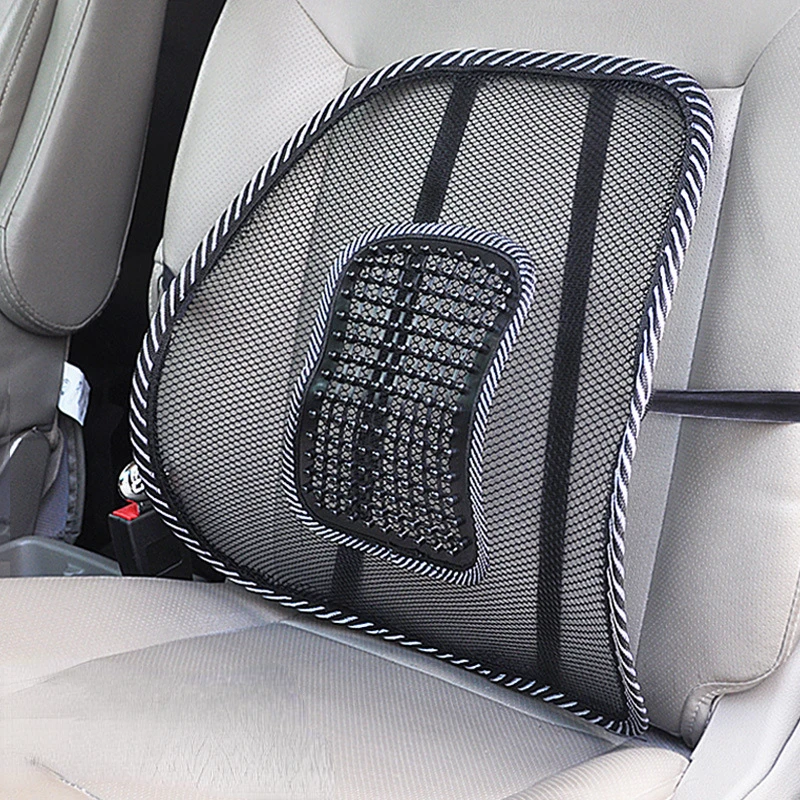 Univeresal Car Seat Back Support Auto Chair Lumbar Support Cushion Mesh Pad Ventilated Cool Cushions Office Home Car Accessories car seat cushion lumbar back cushion