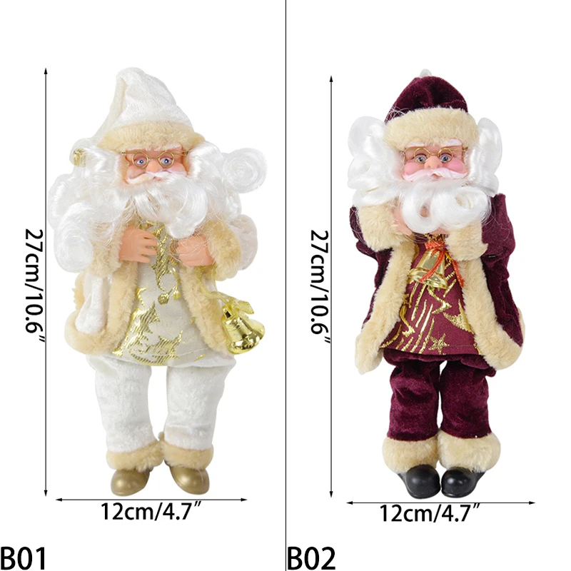 Christmas Santa Claus Doll Xmas Tree Ornament Christmas Decorations for Home Party Gift New Year