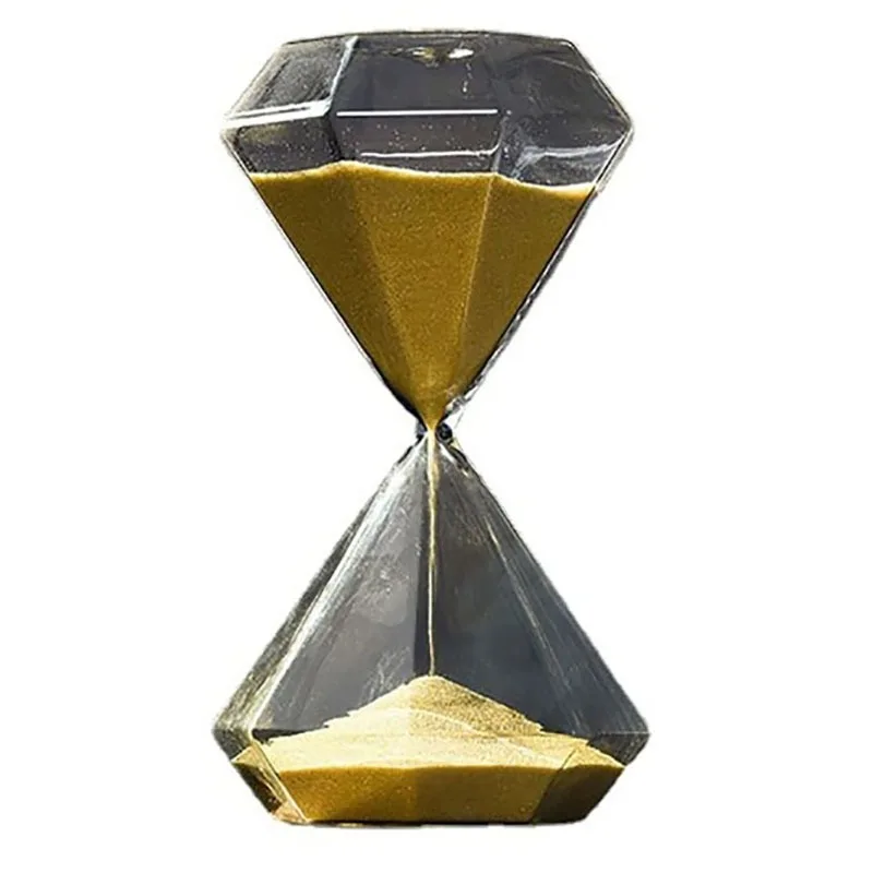 

European Style Sand Clock Glass 15/30 Minutes Hour Glass Sand Timer Desk Decor Beautiful Hourglass Home Design Room Ornaments