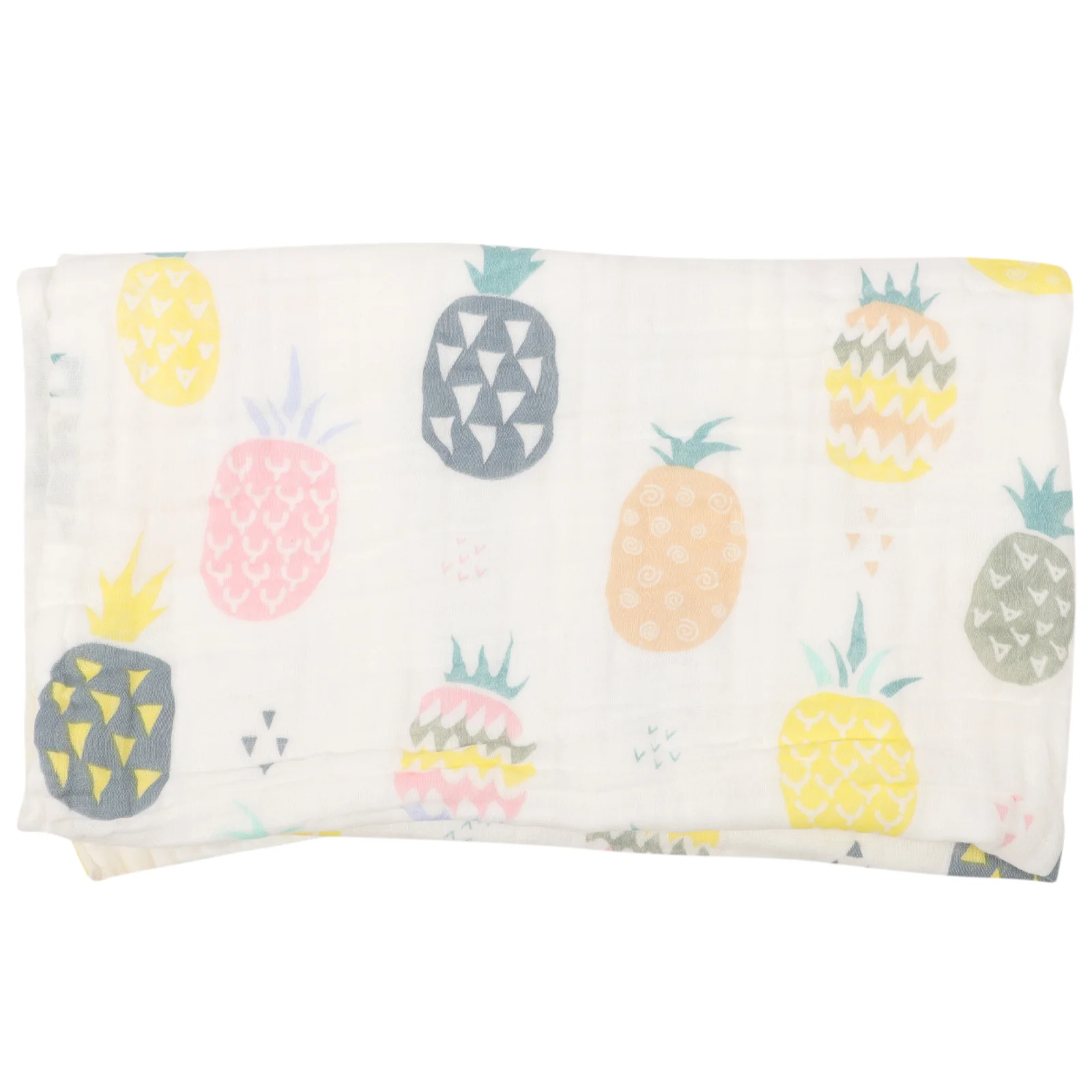 Swaddle Blanket for Infant Toddler Receiving Bath Robe Baby Towels Blankets Girls Pineapple
