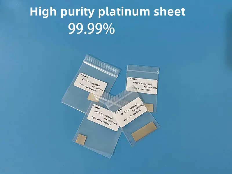 

Laboratory high purity platinum sheet pt working sheet pure platinum sheet purity content 99.99% 10 * 30 * 0.3mm can Invoicable