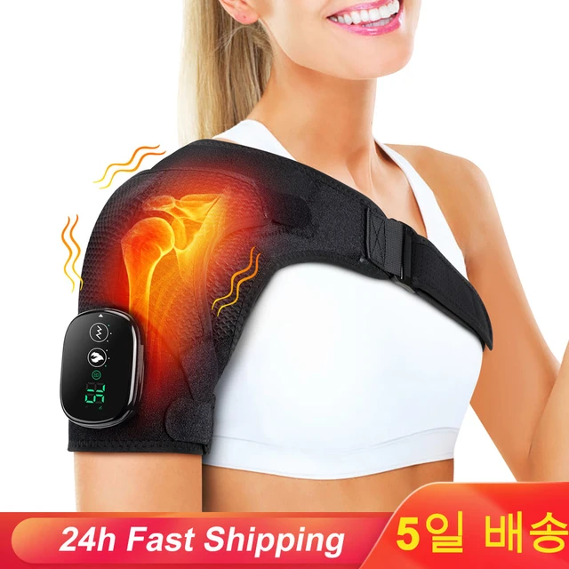 Electric Shoulder Massager Wrap Belt Heating Massage Device Vibration  Physiotherapy Shoulder Brace Joint Arthritis Relief Pain - AliExpress