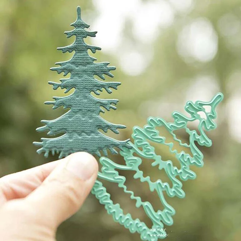 Description Picture 2 of itemChristmas Trees Metal Cutting Dies Stencil Scrapbooking DIY Album Stamp Paper Card Embossing Decor Craft New