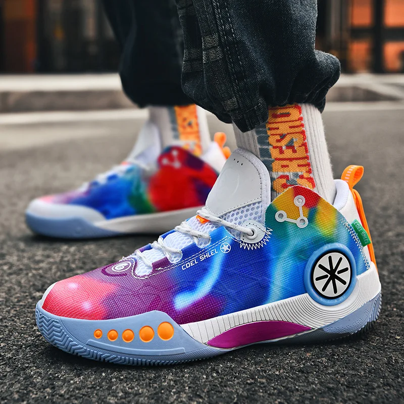 Men colorful basketball shoes Clearance