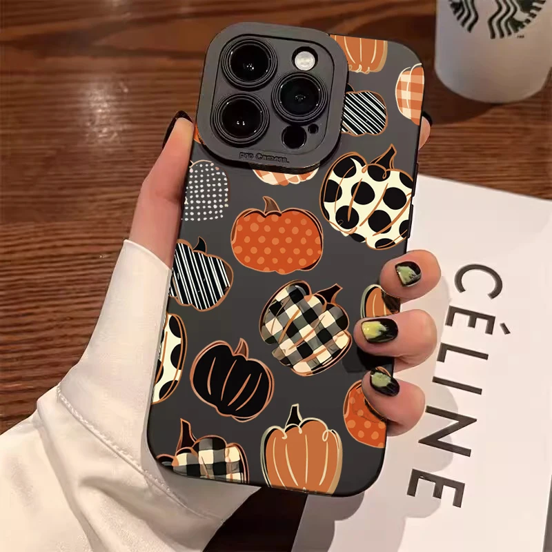 Halloween Pumpkin-Themed Phone Case Cover