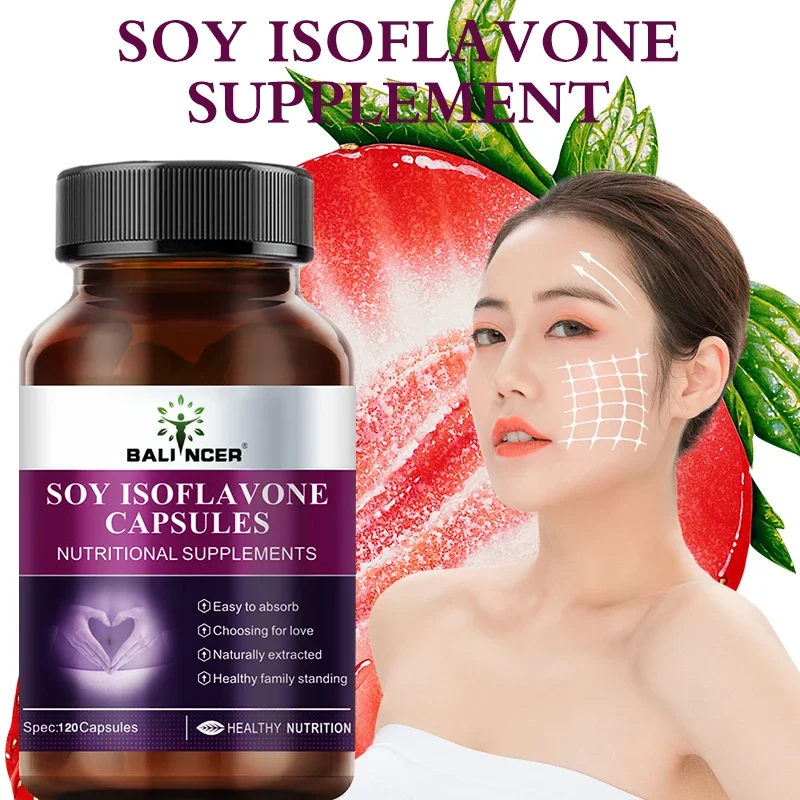 Soy Isoflavone Extract – Supports Women’s Menstrual Disorders, Menopause, Skin Quality, Insomnia and Overall Health