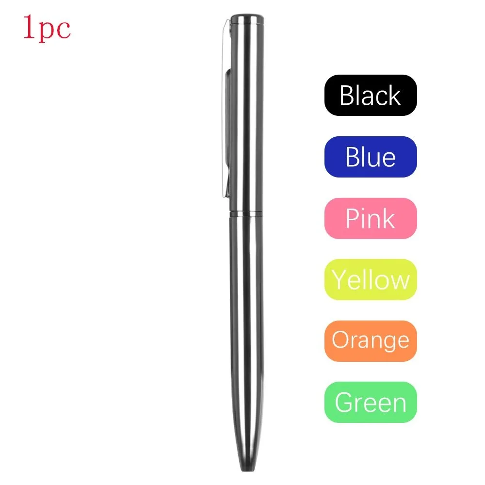 Compact Multicolor Rotating Pocket Pen - Portable Mini Ballpoint for School and Office Use