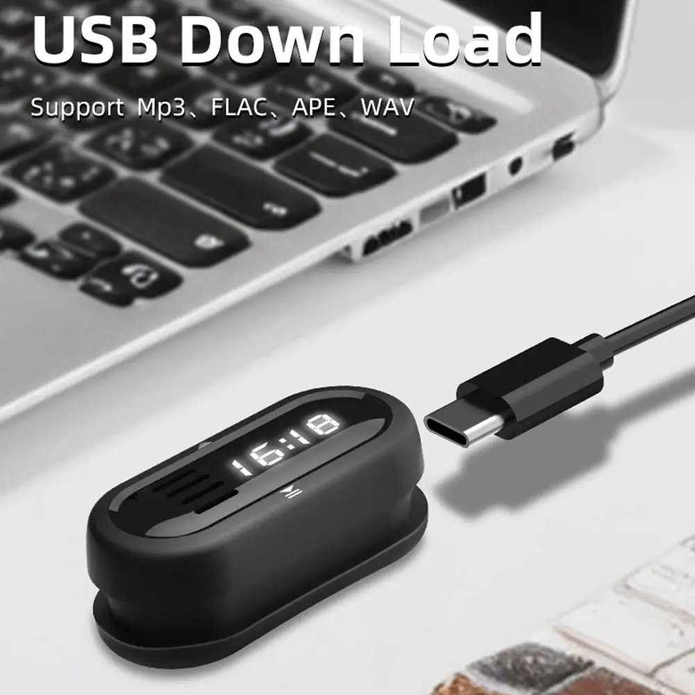 M60AE 스마트 음악 밴드 Mp3 음악 플레이어 웨어러블 무선 스피커 스마트 팔찌 10M 블루투스 전송
