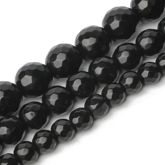 Black Chalcedony Natural Stone  Black Onyx Beads Natural Stone - Natural  Black Green - Aliexpress