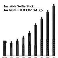 Invisible Selfie Stick for Insta360 X5 X4 Selfie Stick Bullet Time Bundle Handle for Insta360 X3 Panoramic Camera Accessorie DJI