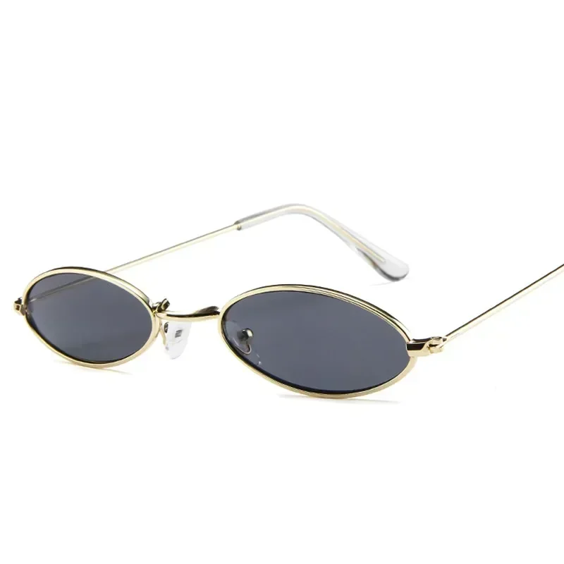 Small Oval Sunglasses For Men & Women - Vintage Round Shades With UV400 Protection, Lightweight Frame