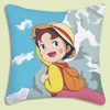 Heidi Peter And Grandpa Alps Goat Mountain Pillow Covers Cartoon Sofa Decorative Home Double-sided Printing Short Plush Cute 6