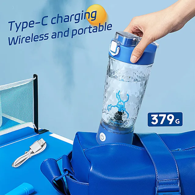 650ml Electric Protein Powder Mixing Cup Automatic Shaker Bottle Mixer Shake Bottle Milk Coffee Blender Kettle fro Gym Outdoor 4