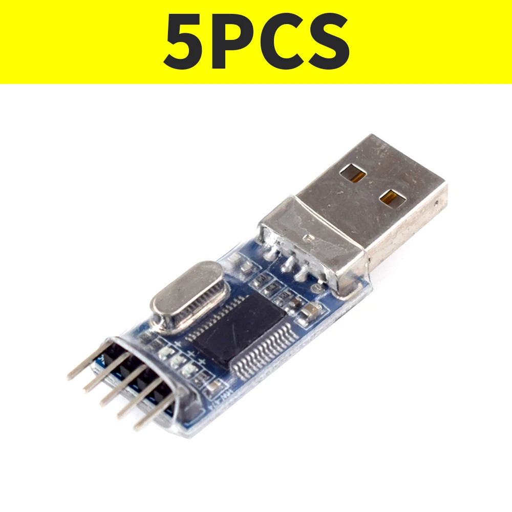 

5PCS PL2303 module USB to TTL board STC MCU programming download line PL2303HX Zhongjiu upgrade brush line adapter converter