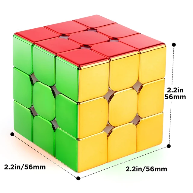 Cyclone Boys Plating 3x3x3 2x2 Magnetic Magic Cube Toys 3x3 Professional  Speed Puzzle 3×3 2×2 Original Hungarian Cubo Magico - AliExpress