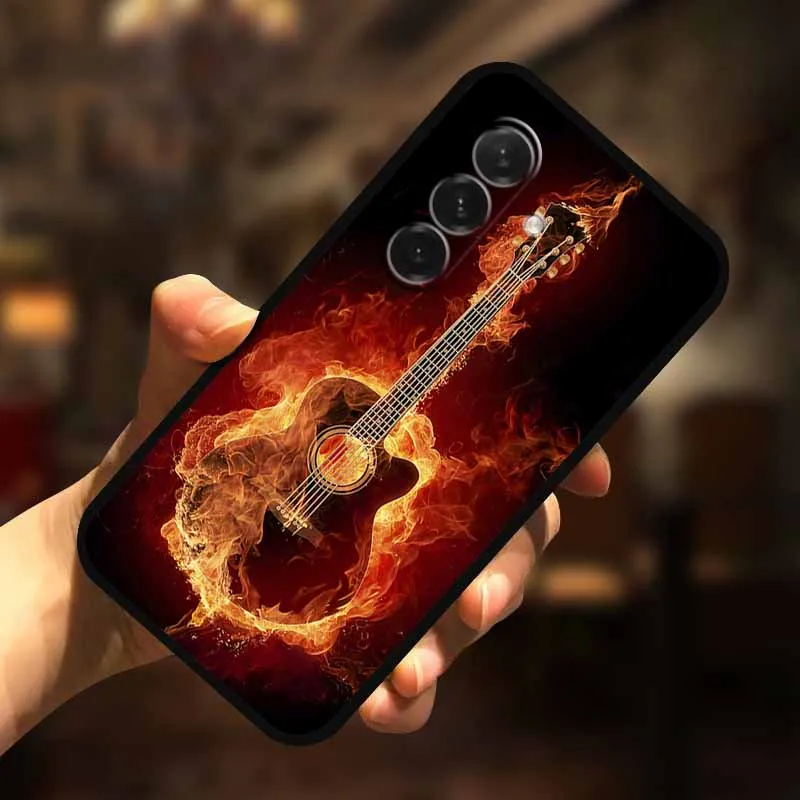 3D Flower Soft Relief Emboss Silicone Back Cover TPU Protector