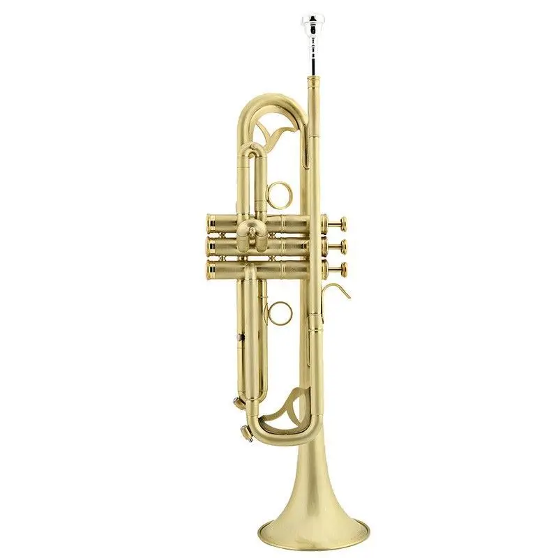 Jinbao Trumpet Musical Instrument Brushed Matte New Professional Grade Trumpet Challenger S JBTR-450 Gold Genuine