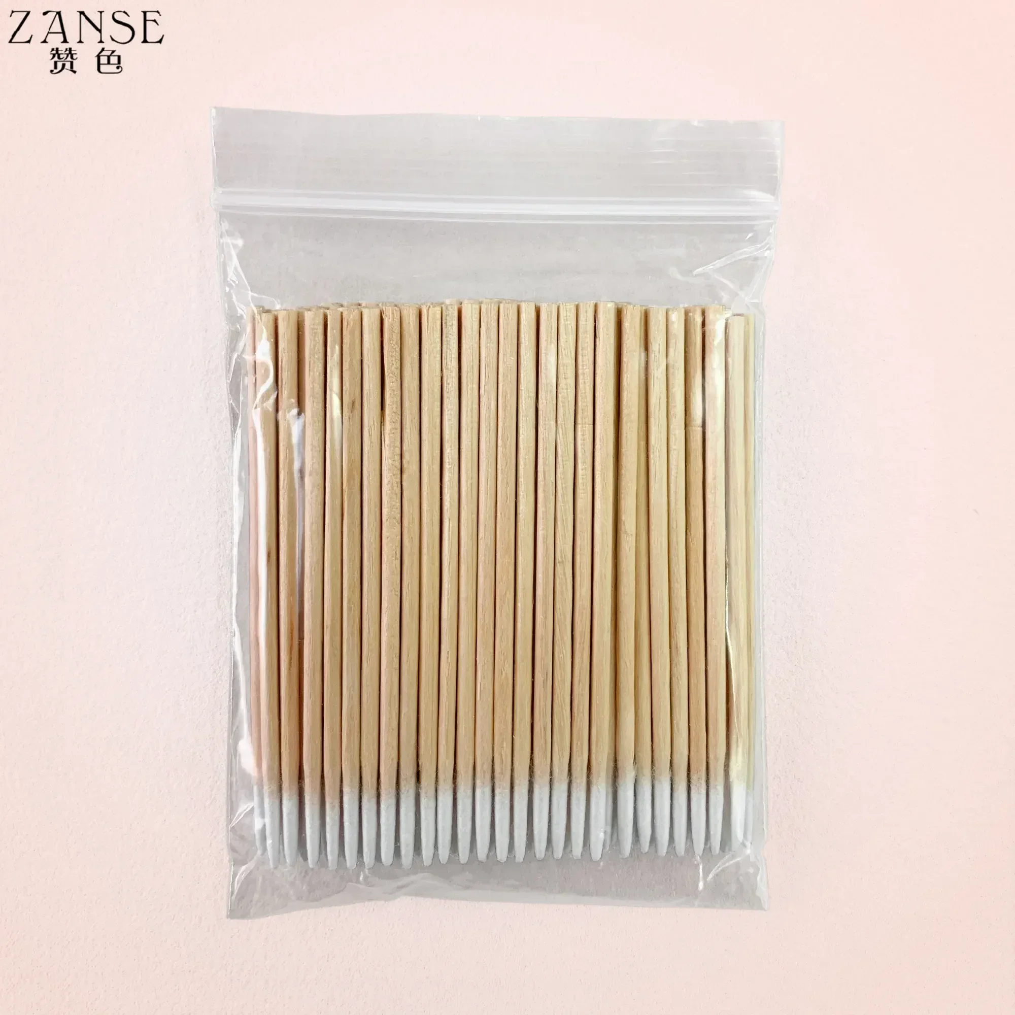 500pcs Micro Wood Cotton Swab Eyelash Extension Tools Tatoo Microblading Cleaning Wooden Sticks Cosmetic Cotton Brush Buds Tip