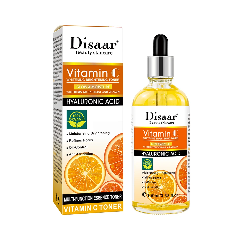 Facial Essence Face Toner Vitamin C Toners For Face 100ml Long Lasting Moisturizing Hyaluronic Acid Facial Essence